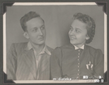 Portret Tatiany Czerewacz z bratem Witoldem Czerewaczem, 1939-1944 r.
