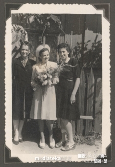 Ślub Ireny Romanowskiej, Bojary, Białystok - 1942-1943 r.