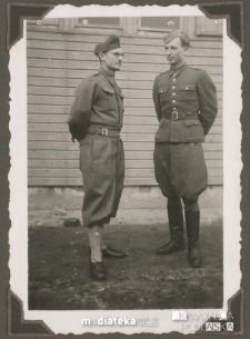 Zdjęcie Franciszka Radomskiego z oflagu. Obóz jeniecki Stalag XI-B, Osterheide, Niemcy, marzec 1944 r.