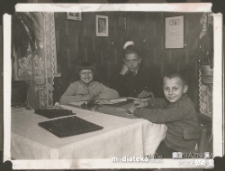 Donat Czerewacz udziela korepetycji, ul. Koszykowa 25, Białystok - 1938-1939 r.