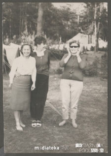 Obóz harcerski. Komenda Chorągwi Zuchów, okolice Sokółki, lata 60. XX w.