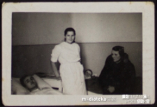 Wizyta w szpitalu, Białystok - lata 50. XX w.