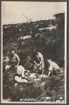 Obóz szkoleniowy instruktorów harcerstwa w Karkonoszach, 1959 r.