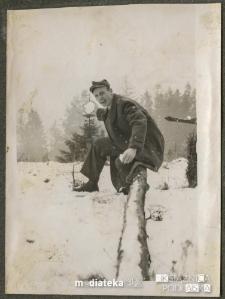 Portret komendanta hufca, Białowieża, 1962 r.