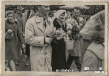 Delegacja harcerzy na święto młodzieży, Grodno, 1963 r.
