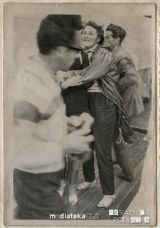 Rejs statkiem podczas zlotu harcerzy nad morzem, sierpień 1961 r.