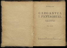 Gargantua i Pantagruel T. 3