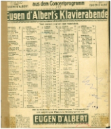 Katzenfuge = Fugue du chat = Cat's fugue