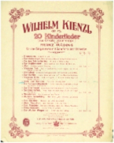 Kinderlieder. Op. 73 nr 10, Neck und Nymphe.