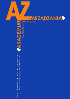 Akademia Zarządzania. Vol. 3, iss. 4