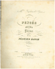 3 Mélodies-valses. Fortepian. Nr 2. La pensée.