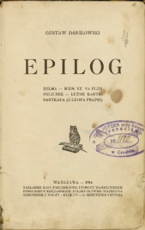 Epilog i inne opowiadania