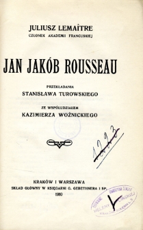Jan Jak&oacute;b Rousseau