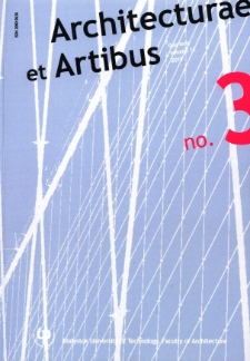 Architecturae et Artibus. Vol. 11, no. 3