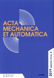 Acta Mechanica et Automatica Vol.13 no 4