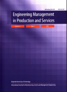 Engineering Management in Production and Services. Vol. 12, iss. 1