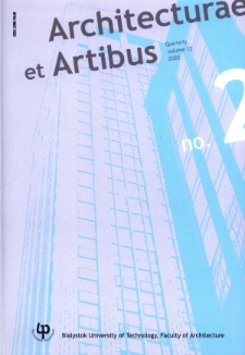 Architecturae et Artibus. Vol. 12, no. 2