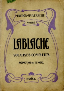 Vocalises : pour soprano ou tenor