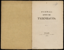 Pochwała Konstantego hrabi Tyzenhauza