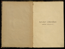 Ignacy Chodźko : artyzm i umysłowość