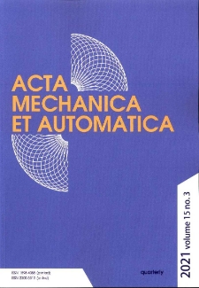 Acta Mechanica et Automatica. Vol. 15, no 3