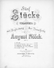 Souvenir lyrique. Wiolonczela, fortepian Op. 15. Nr 5.