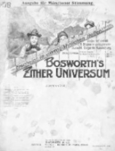 Bosworth’s Zither-Universum : Ausgabe für Münchener Stimmung [Czasopismo]. Jahrgang VII. Heft 1.