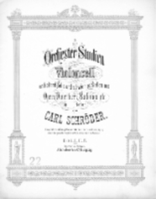 Orchester-Studien für Violoncell, enthaltend Solis und schwierige Stellen aus Opern, Ouverturen, Sinfonien etc. in Heften. Heft 2