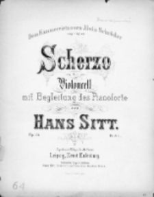 Scherzo : für Violoncell mit Begleitung des Pianoforte : Op. 35.