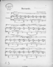 Barcarole : Op. 25 No 2.