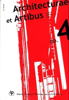 Architecturae et Artibus. Vol.13, no. 4