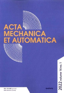 Acta Mechanica et Automatica. Vol. 16, no 1