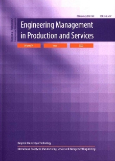 Engineering Management in Production and Services. Vol. 14, iss. 1