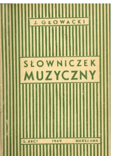 Słowniczek muzyczny
