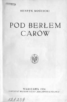 Pod berłem carów