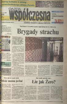 Gazeta Wsp&oacute;łczesna 2002, nr 121