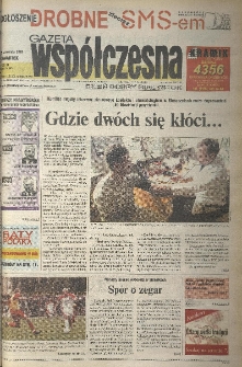 Gazeta Wsp&oacute;łczesna 2002, nr 187