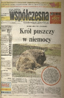 Gazeta Wsp&oacute;łczesna 2002, nr 202