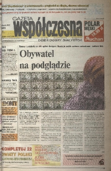Gazeta Wsp&oacute;łczesna 2002, nr 223