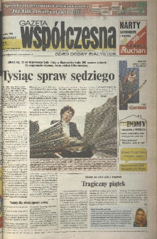 Gazeta Wsp&oacute;łczesna 2002, nr 237