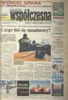 Gazeta Wsp&oacute;łczesna 2003, nr 63