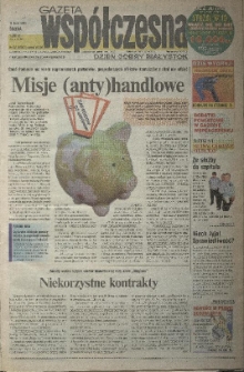 Gazeta Wsp&oacute;łczesna 2003, nr 137