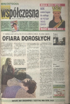 Gazeta Wsp&oacute;łczesna 2003, nr 218