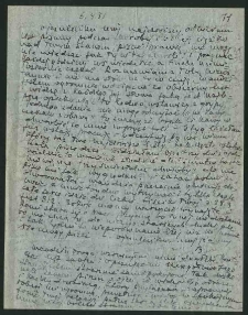 List Izabelli Lutosławskiej-Wolikowskiej do ojca Wincentego Lutosławskiego