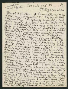 List Izabelli Lutosławskiej-Wolikowskiej do ojca Wincentego Lutosławskiego