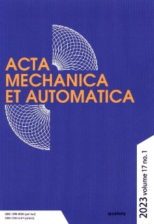 Acta Mechanica et Automatica. Vol. 17, no 1