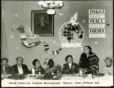 Obrady Sekretariatu Światowej Demokratycznej Federacji Kobiet, Warszawa 1949