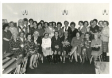 Członkinie Ł&oacute;dzkiego Oddziału LKP w komisji wyborczej (prawdopodobnie 1985 r.)