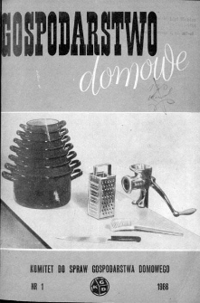Gospodarstwo domowe 1966 nr 1