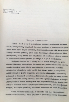 Życiorys Michała Matoszki, pedagoga i społecznika